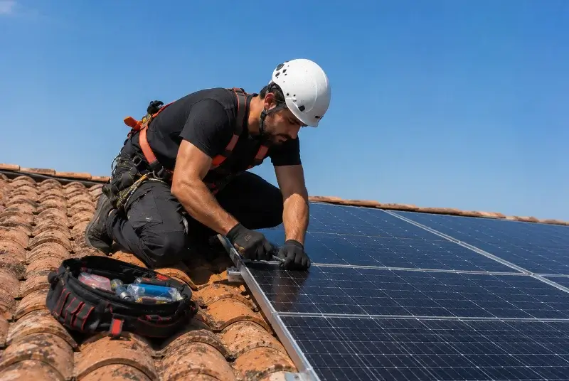 Maintenance et monitoring de panneaux solaires aux Cabannes